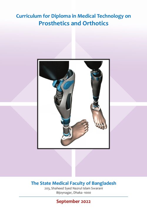 Curriculum for Diploma in Medical Technology on Prosthetics and Orthotics
